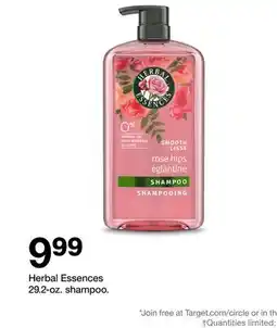 Target Herbal Essences 29.2-oz. shampoo offer
