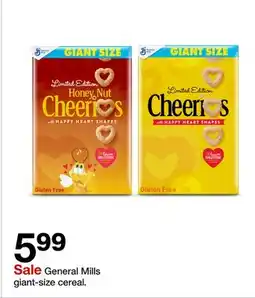 Target General Mills giant-size cereal offer