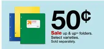 Target up & up folders offer