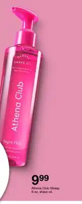 Target Athena Club Glossy 8 - oz. shave oil offer