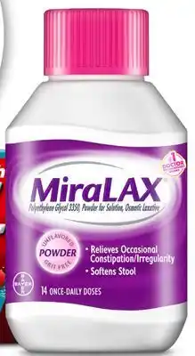Target MiraLax 8.3-oz. laxative powder offer