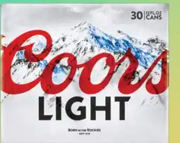 Target Coors 30-pk. beer offer