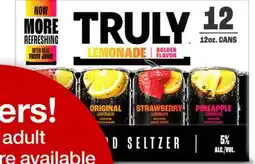 Target Truly select other 12-pk. hard seltzers offer