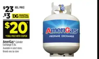 Dollar General AmeriGas Cylinder Exchange offer