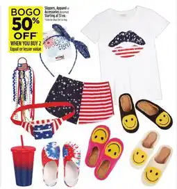Dollar General Slippers, Apparel or Accessories offer