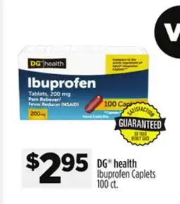 Dollar General DG health Ibuprofen Caplets offer