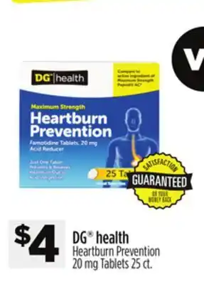 Dollar General DG health Heartburn Prevention offer