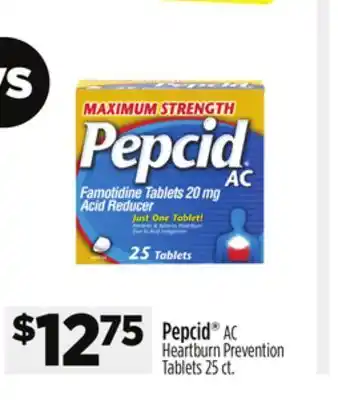 Dollar General Pepcid AC Heartburn Prevention Tablets offer
