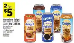 Dollar General International Delight Iced Coffee offer