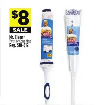 Dollar General Mr. Clean Twist or Cone Mop offer