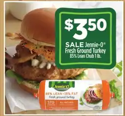Dollar General Jennie-O Fresh Ground Turkey 85% Lean Chub offer