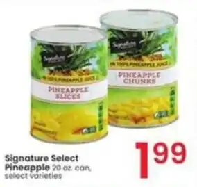 Albertsons Signature Select Pineapple offer