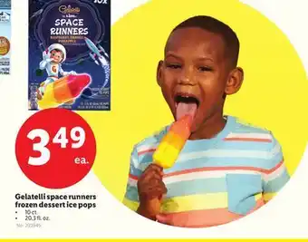 Lidl Gelatelli space runners frozen dessert ice pops offer