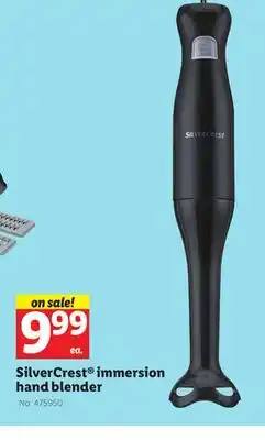 Lidl SilverCrest immersion hand blender offer