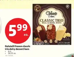 Lidl Gelatelli frozen classic trio dairy dessert bars offer