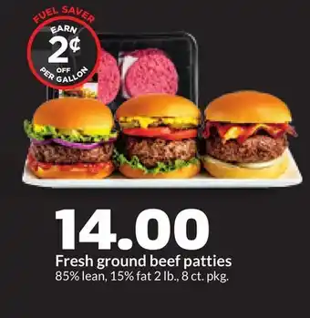 Hy-Vee Fresh ground beef patties offer