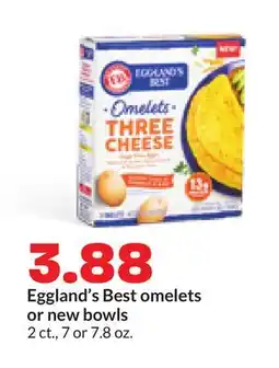 Hy-Vee Eggland's Best omelets or new bowls offer