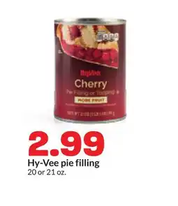 Hy-Vee Hy-Vee pie filling offer