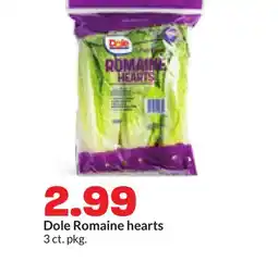 Hy-Vee Dole Romaine hearts offer