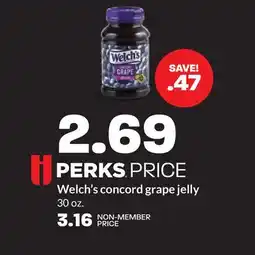 Hy-Vee Welch's concord grape jelly offer