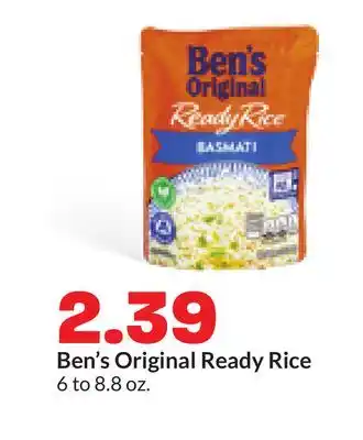 Hy-Vee Ben's Original Ready Rice offer