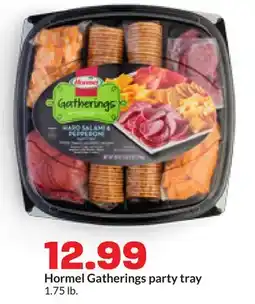 Hy-Vee Hormel Gatherings party tray offer