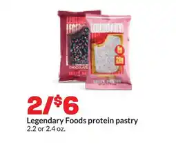 Hy-Vee Legendary Foods protein pastry offer