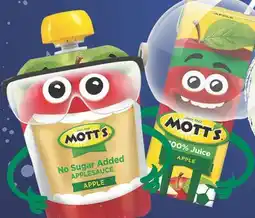 Hy-Vee Mott's apple juice or applesauce offer