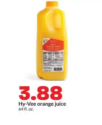 Hy-Vee Hy-Vee orange juice offer