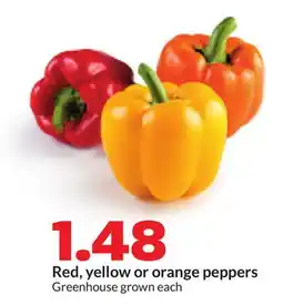 Hy-Vee Red, yellow or orange peppers offer