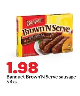 Hy-Vee Banquet Brown'N Serve sausage offer