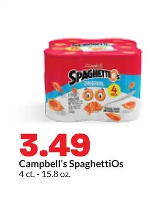 Hy-Vee Campbell's SpaghettiOs offer