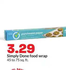 Hy-Vee Simply Done food wrap offer