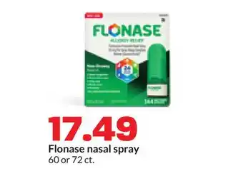 Hy-Vee Flonase nasal spray offer