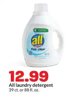 Hy-Vee All laundry detergent offer