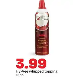 Hy-Vee Hy-Vee whipped topping offer