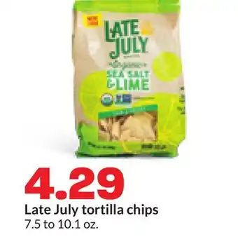 Hy-Vee Late July tortilla chips offer