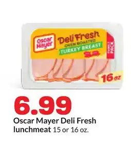 Hy-Vee Oscar Mayer Deli Fresh lunchmeat offer