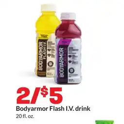 Hy-Vee Bodyarmor Flash I. V. drink offer