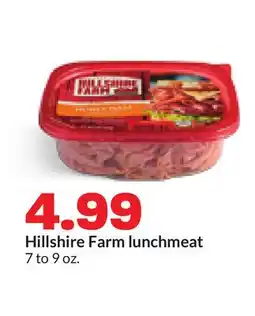 Hy-Vee Hillshire Farm lunchmeat offer