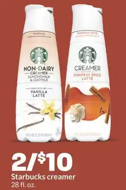 Hy-Vee Starbucks creamer offer