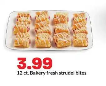 Hy-Vee 12 ct. Bakery fresh strudel bites offer