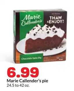 Hy-Vee Marie Callender's pie offer
