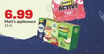 Hy-Vee Mott's applesauce offer