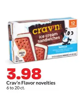 Hy-Vee Crav'n Flavor novelties offer