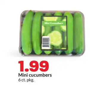 Hy-Vee Mini cucumbers offer