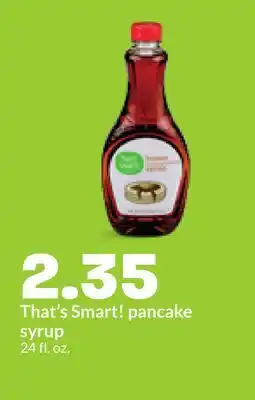 Hy-Vee That's Smart! pancake syrup offer