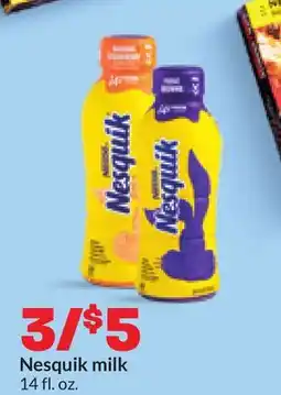 Hy-Vee Nesquik milk offer