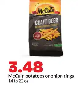 Hy-Vee McCain potatoes or onion rings offer