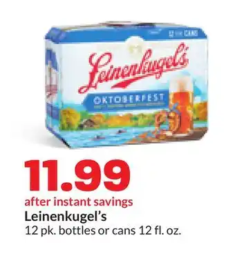 Hy-Vee Leinenkugel's offer